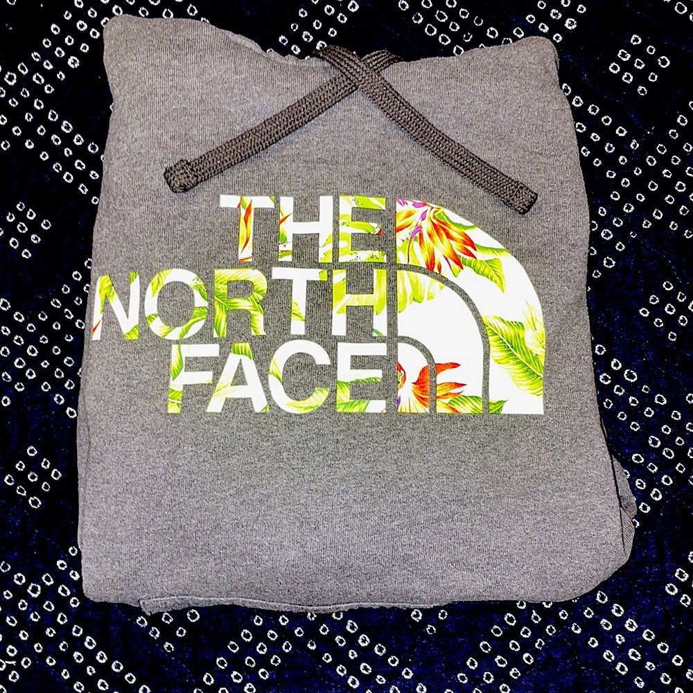 The North Face floral hoodie